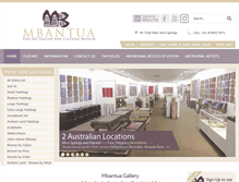 Tablet Screenshot of mbantua.com.au